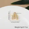 Distrito Lu Transfronterizo Nuevo 26 Colgantes de Alfabeto Inglés Accesorios para Collar Moda Cobre Chapado Circonita Colgante Joyería