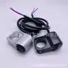 Acessórios de Modificação de Guidão de Motocicleta Botão Redondo Preto de Dois Velocidades Interruptor de Liga de Alumínio