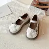 Zapatos para Niñas Zapatos de Princesa para Niños Pequeños 2026 Otoño Nuevo Estilo Niña Lazo Tacón Bajo Elegante Suela Suave Zapatos de Cuero