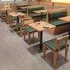 Restaurante Ocidental Comercial Sofá de Deck Moderno Simples Hotel Hot Pot Restaurante Ocidental Café Loja de Chá com Leite Combinação de Mesa e Cadeira