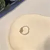 Anillo de Cuentas de Cristal de Diseño Único para Mujer, Anillo de Dedo de Oso de Lujo Ligero de Gama Alta, Joyería de Mano Individual de Moda al por Mayor
