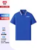 Camisa Polo de Manga Corta con Cuello de Solapa de Verano Camiseta Personalizada Camisa Cultural Estampado de Logo Grupo Empresarial Ropa de Trabajo Ropa de Trabajo Bordado