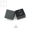 Caja de Aretes de Diamante de Moda Caja de Anillos Caja de Regalo para Joyería Caja Cuadrada Pequeña de Empaque para Joyería Logo Impreso