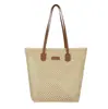 Bolso de Mano Tejido de Gran Capacidad para Mujer 2026 Nuevo Bolso de Paja Calado de Verano Bolso de Hombro de Moda Bolso de Playa Casual