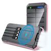 Batería Externa Solar de Carga Inalámbrica con Cable Integrado 33800Mah Linterna Carga de Smartphone Fuente de Alimentación para Exteriores