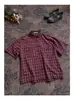 Camisa de Manga Corta a Cuadros Nueva de Verano 2026 para Hombre, Marca Japonesa Retro de Moda, Corte Holgado, Camisa Casual Versátil para Pareja