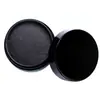 Atacado Personalizado 120ml Preto Boca Larga Frasco para Pó Medicina Sombreamento Boca Larga Frasco para Creme Facial Caixa de Dente em PET