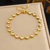 Pulsera de Patchwork de Estrella de Cinco Puntas y Corazón de Lujo Ligero, Cadena Electrochapada, Acero Inoxidable, Joyería de Moda Transfronteriza Europea y Americana, Accesorios para la Mano
