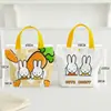Nueva Bolsa de Lona Estilo Dibujo Animado Linda Gatito Bolso de Mano para Estudiante Versátil de Verano Ropa de Trabajo Bolsa de Gran Capacidad