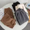 Pantalones de forro polar doble para hombre, con forro de forro polar y engrosados, talla grande, con puños elásticos, adecuados para deportes y uso casual, asequibles para uso en exteriores