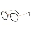 Linde Mismo Estilo 5806 Armazón de Titanio Puro Moda Artística Acetato Armazón de Gafas Retro Negocios Viajero Gafas para Hombres