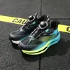 Tamanhos 34-39, nova coleção de outono, tênis de corrida de malha respirável para meninos, adequados para corrida leve, com sola supercrítica, calçados esportivos para crianças maiores, modelo 6636