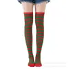 Meia de natal meia listrada meia infantil meia japonesa meia até o joelho meia cosplay de halloween festa meia