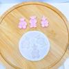 Molde de Silicona Decorativo para Pastel de Chocolate Flip de Comida de Juego de Tres Osos de Dibujos Animados DIY Molde de Vela de Aromaterapia de Oso