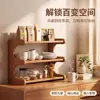 Estante de almacenamiento de escritorio, estantería de almacenamiento multicapa, estantería, artículos de cocina, portavasos para oficina y hogar, estante de almacenamiento para artículos esenciales del hogar