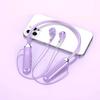 Audífonos Bluetooth deportivos explosivos para colgar del cuello inalámbricos binaurales intraauriculares de larga duración con reducción de ruido universales para teléfono móvil