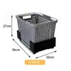Caja de Almacenamiento de Juguetes para Niños Hogar Organización Ropa de Bebé Bocadillos Cesta de Almacenamiento de Libros Caja de Plástico Transparente Plegable