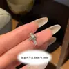 Brinco de Osso da Orelha de Balestra Cheio de Diamante Aço Titânio High-End Super Brilhante Brincos de Hélice