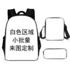 3DIY bolsa caricatura lindo escuela primaria animal mochila mochila