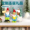 Enfeites de Natal Personalizados, Figuras de Resina Feitas à Mão, Pingentes Decorativos, Artesanato, Ímãs de Geladeira, Estilo Europeu Retrô