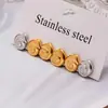Xinyixinxin Diseño de Nicho Transfronterizo Pendientes Pequeños de Caracola Acero Inoxidable Chapado en Oro Real de 18K Pendientes Lindos e Interesantes Venta al por Mayor
