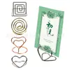 Sujetalibros con forma de flor de nenúfar para gafas de 8 caracteres, clip para notas, portatarjetas de asiento de boda, portatarjetas, artículo en stock transfronterizo