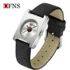 Ofns Amazon Más Vendido Reloj de Cuarzo Correa Clásica Reloj para Estudiante Mujer Viajero Aleación Cepillada Reloj Casual Mujer