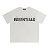 Roupas Infantis de Xinjiang Marca Tendência Europeia e Americana Fog Verão Unissex Algodão Puro Manga Curta Camiseta Ess Solto Manga Meia-Manga Top Atacado