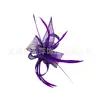 Popular Tocado de Lino de Etsy Diadema de Plumas Tocados para Fiestas Actuaciones Quinceañeras Carreras de Caballos Fiestas de Té Pasador de Plumas de Lino
