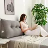 Cojín de pana para mesita de noche Doble respaldo Bolsa suave Almohada Cama Extraíble y lavable Cojín lumbar Sofá Tatami Respaldo