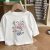 Nueva Camiseta de Manga Larga 100% Algodón Elefantito Ropa de Otoño para Niños Niños Pequeños Niños Niñas Primavera Otoño Top Más Vendido