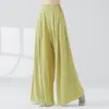 Ropa de Práctica Unisex para Danza Moderna Estilo Nuevo Camisa con Cinta en Solapa Conjunto de Pantalones Anchos Sueltos Zen Sanación Meditación