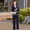 Conjunto Deportivo Casual de Primavera y Otoño para Madres 2026 Nuevo Estilo Elegante Conjunto de Dos Piezas para Mujeres de Mediana Edad y Mayores con Sudadera y Cuello