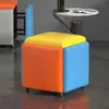 Banqueta Combinada Cubo Mágico para Uso Doméstico, Sofá Empilhável Pequeno Banco Baixo, Bancada Multifuncional com Armazenamento para Sala de Estar Tendência