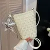 Bolso de teléfono tejido de diseño de nicho versátil 2026 transfronterizo para el trabajo, bolso de hombro/cruzado moderno y simple
