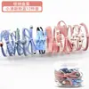 Estilo Coreano Estilo Fresco Mori Cuerda para el Cabello para Mujer Accesorios para el Cabello Goma Elástica para Cola de Caballo de Mujer Cuerda para el Cabello de Adulto Banda para el Cabello Juego de 12 Piezas