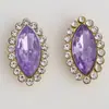 Acessórios Yiwu olho de cavalo girassol camada dupla pontiagudo acrílico costurado à mão diamante diy sapatos acessórios de vestuário
