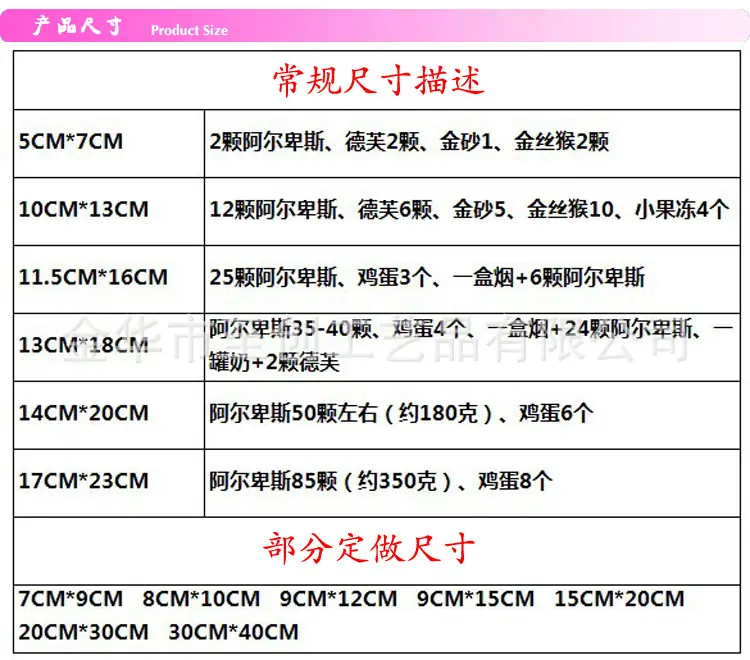 6宝贝尺寸详情