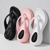 Sandalias de tacón alto, moda de verano para exteriores, famosas en Internet, chanclas de suela gruesa con aumento de altura para mujer, sandalias cómodas y suaves para mujer