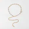Cadenas de cintura de alta calidad para mujer, cinturón de cadena de metal con incrustaciones de diamantes de imitación, cadena de cristal de alta calidad, versátil para la moda femenina