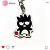 Llavero Colgante de Fiesta de Pingüino Genial de Acrílico en Capas Juego de Frijol Rojo Periférico Regalo para Mochila de Acrílico