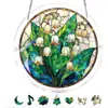Puzzle de Acrílico Mais Vendido na Amazon Transfronteiriço Ornamento Redondo Pendurado Estilo Vitral de Acrílico Pegador de Luz