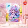Pintura de Diamantes Princesa de Helado con Marco Kit de Materiales Hechos a Mano DIY para Niños Pegatina Al Por Mayor Cristal