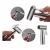 Acero Inoxidable 304 Cepillado Rociador Presurizado para Inodoro Lavador Cabezal de Ducha Pequeño Rociador para Inodoro de Cocina