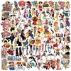 100 Peças de Adesivos Coloridos Graffiti Clássicos do Rei Pirata. Decoração DIY à Prova d'Água para Celular e Caderno Anime Japonês Transfronteiriço