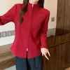 Foto real de la nueva chaqueta casual elegante de invierno 2026 para mujer talla grande, con forro de polar, gruesa, de doble cremallera, corte ajustado