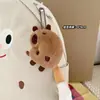 Muñeco de Peluche de Dibujos Animados Kapi Barra Colgante Hámster de Agua Decoración de Cadena de Cuentas para Mochila Llavero Colgante