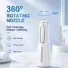 Venta al por mayor transfronteriza de irrigadores bucales eléctricos portátiles para uso doméstico, diseñados para la limpieza bucal y el blanqueamiento dental con tecnología de pulsos