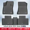 Adecuado para Infiniti Qx50 2019-2025 Tapetes de Piso TPE Material 3D para Todo Clima Tapete de Cajuela