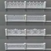 Atacado de fábrica construção corrimão de simulação ABS modelo de corrimão europeu material de modelo de maquete guarda-corpo 1:100